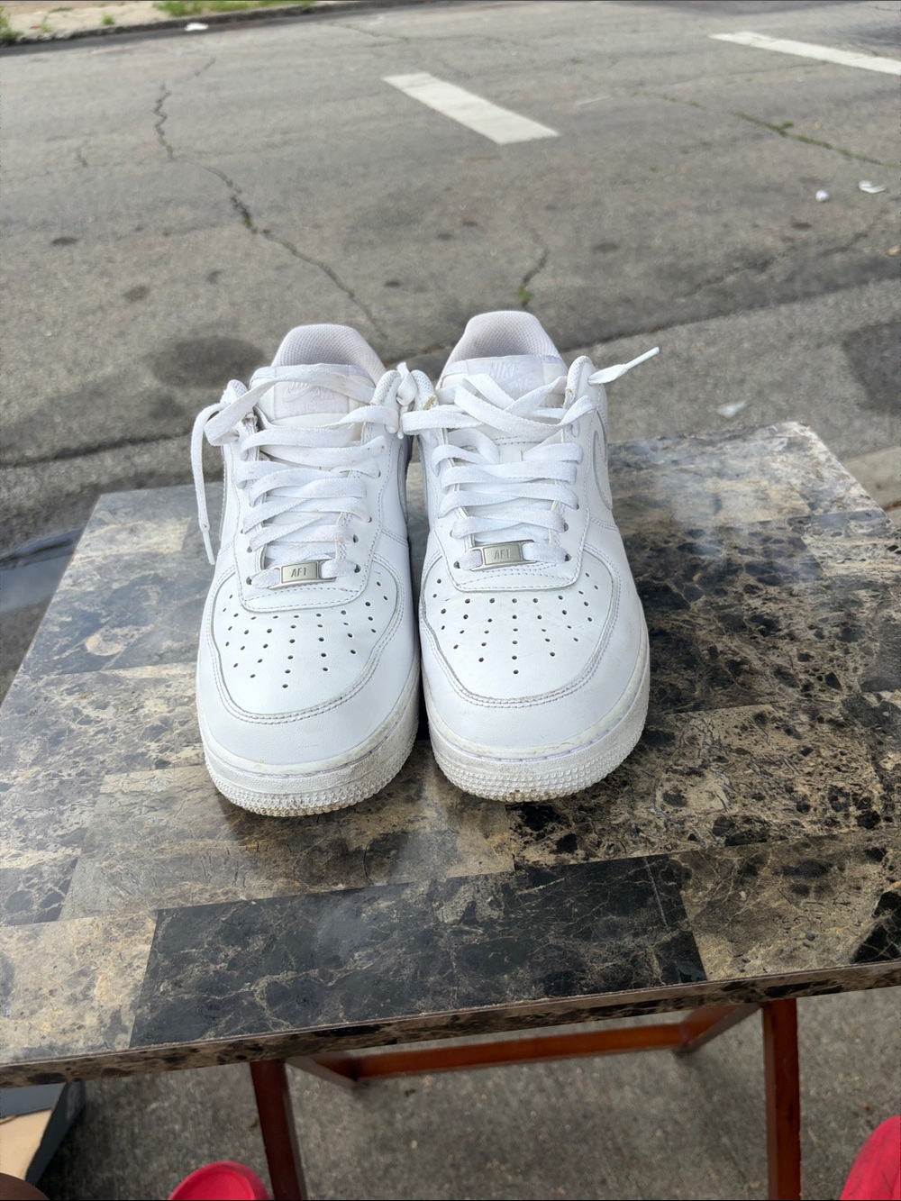 Nike White Low-Top Sneakers